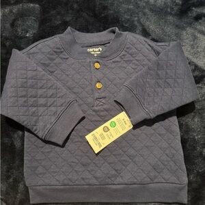 Carter's Quilted Charcoal Sweatshirt